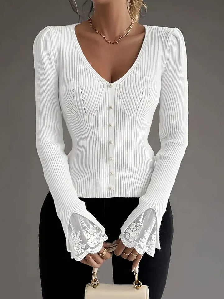 NÉLIA™|MAGLIA ELEGANTE SCOLLO V