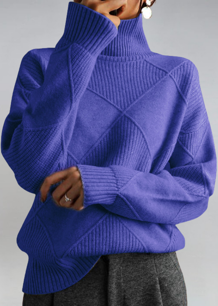 OLIVIA™|MAGLIA COLLO ALTO