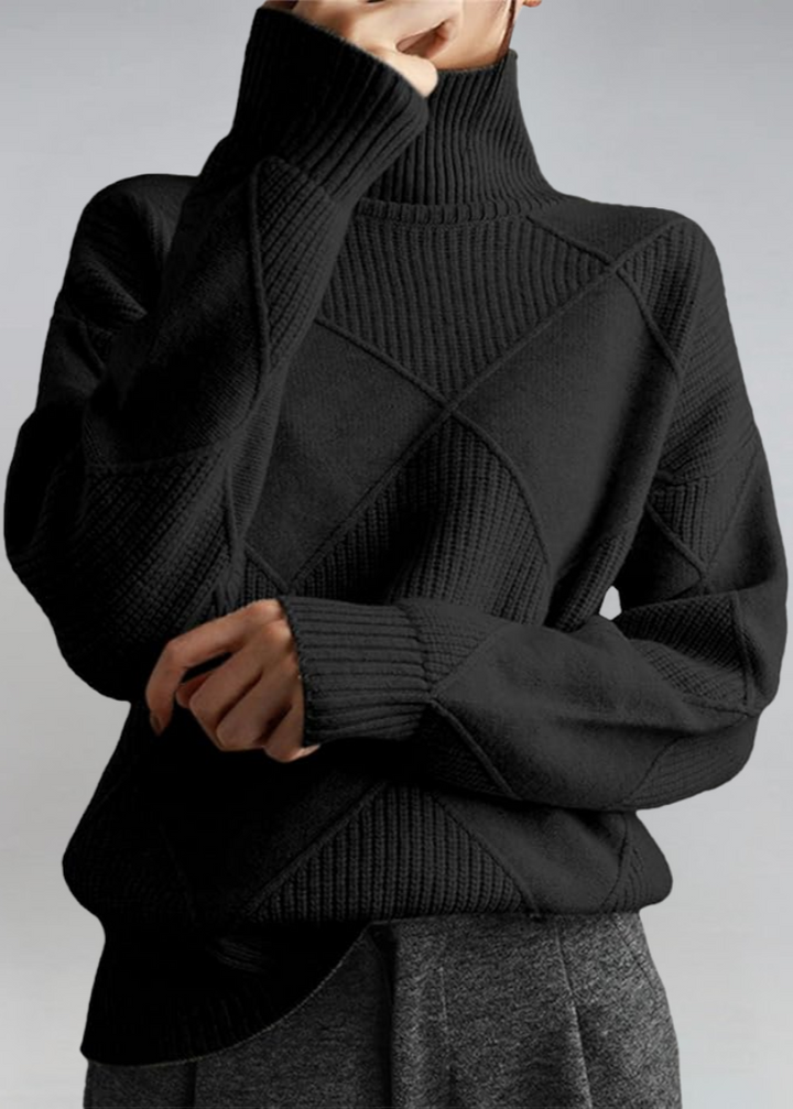 OLIVIA™|MAGLIA COLLO ALTO