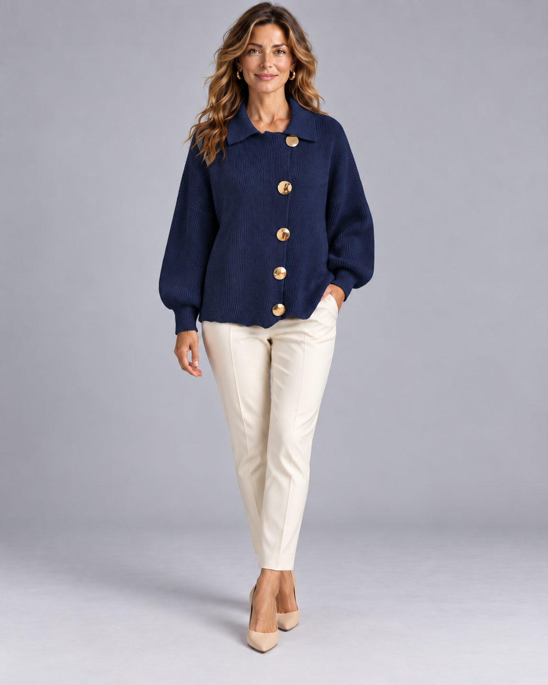 Cardigan Aurelia™ | Cardigan con bottoni gioiello