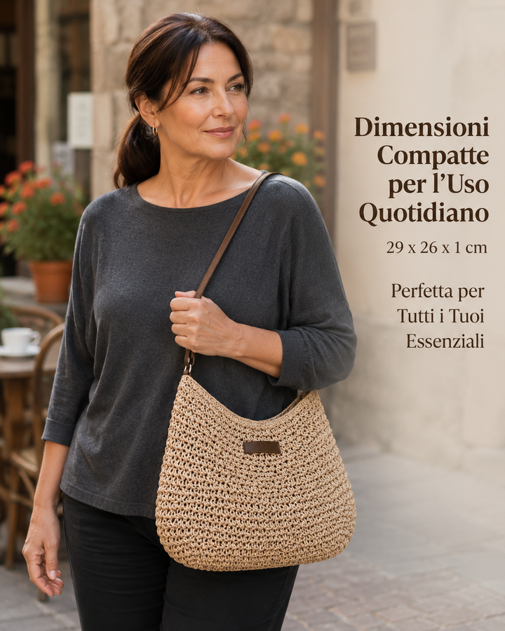 Simona | Borsa Intrecciata Elegante