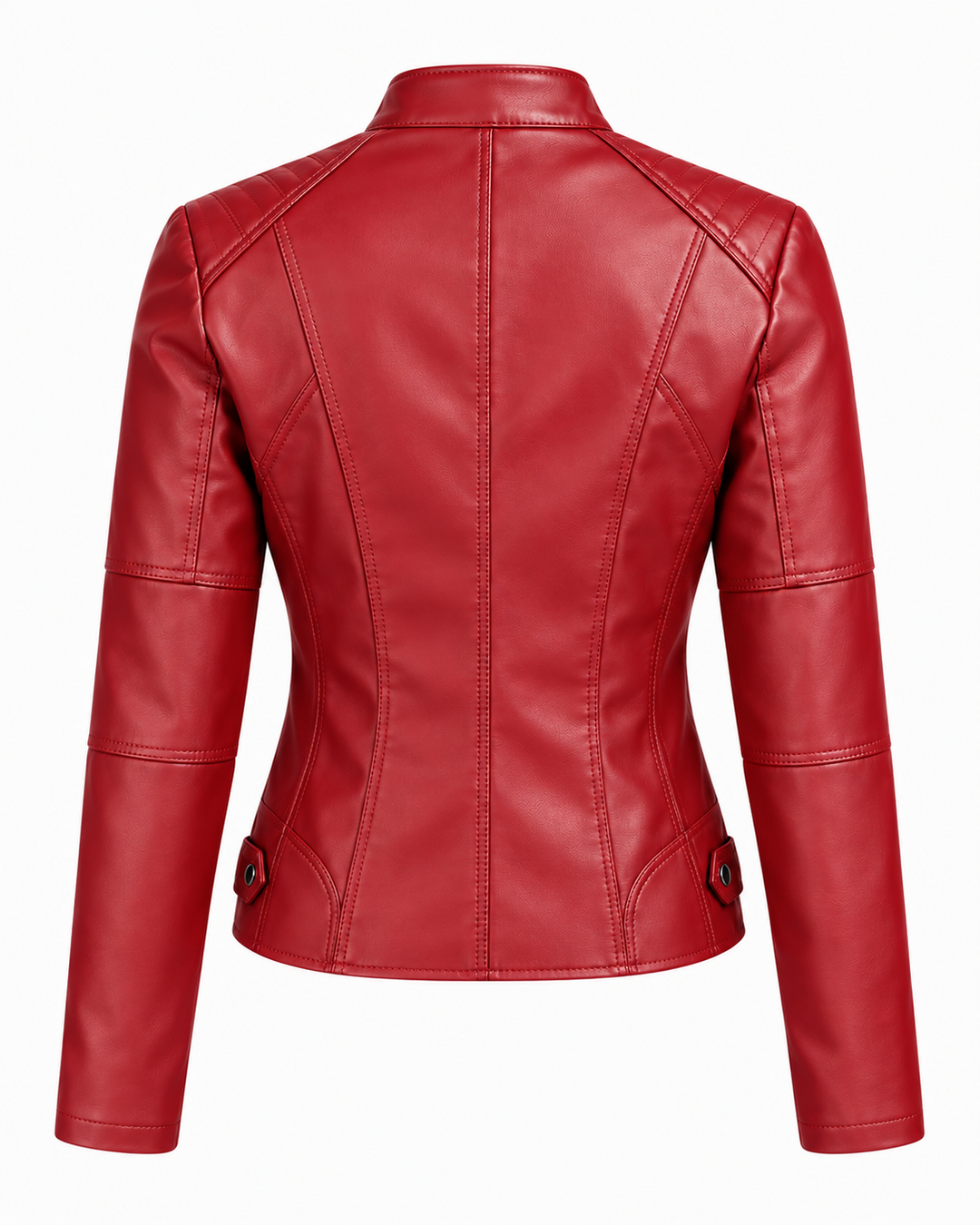 Eleonora™ | Giacca in similpelle con zip e collo alto