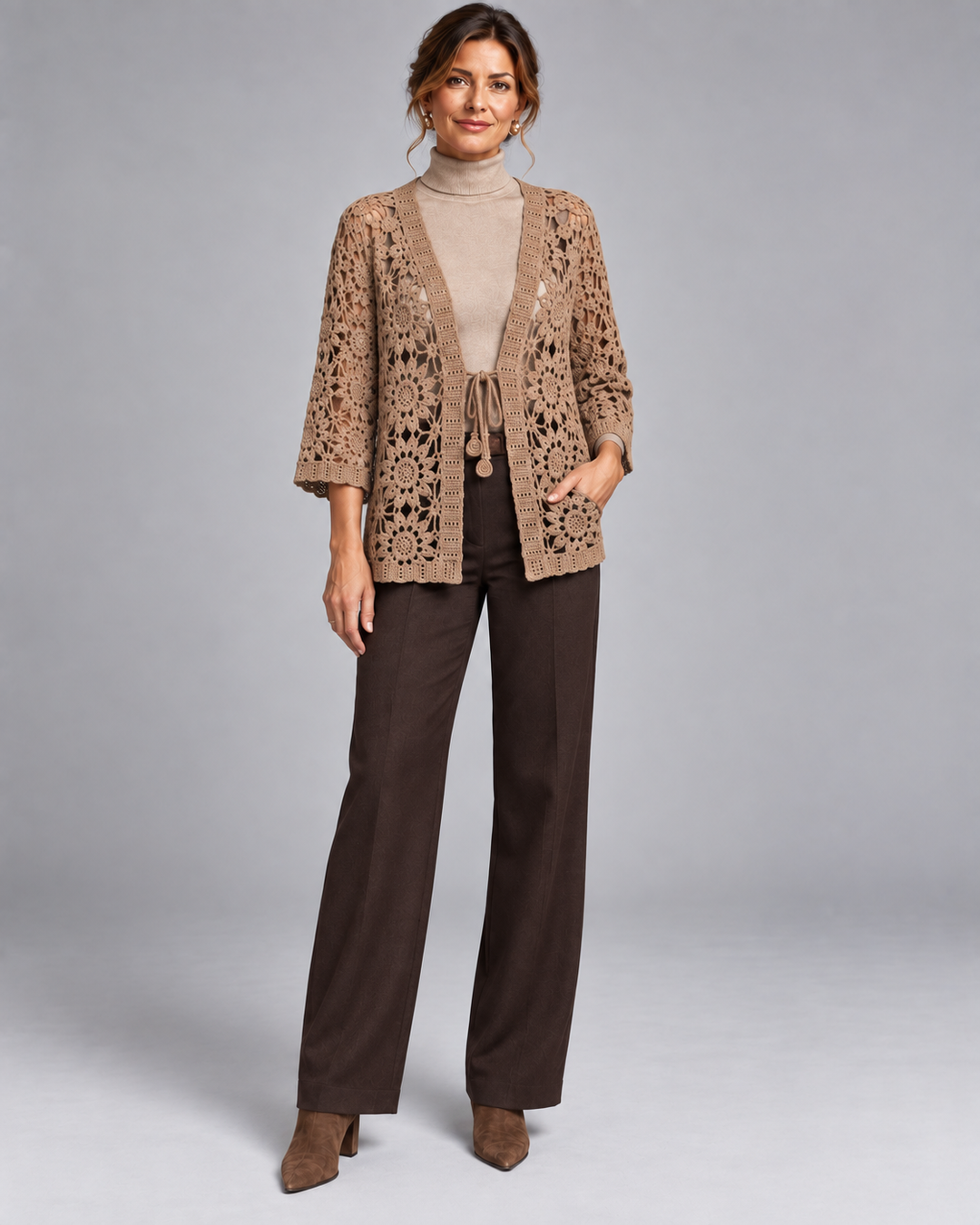Cardigan Fiora™ | Coprispalle traforato