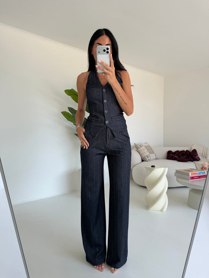 4925-COORDINATO EFFETTO DENIM