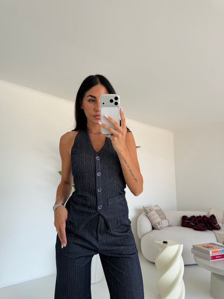 4925-COORDINATO EFFETTO DENIM