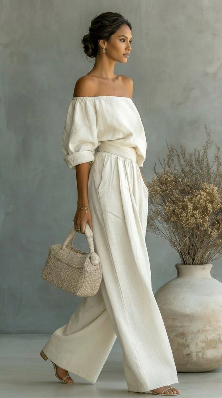 Arabella | Outfit esclusivo effetto lino per un&