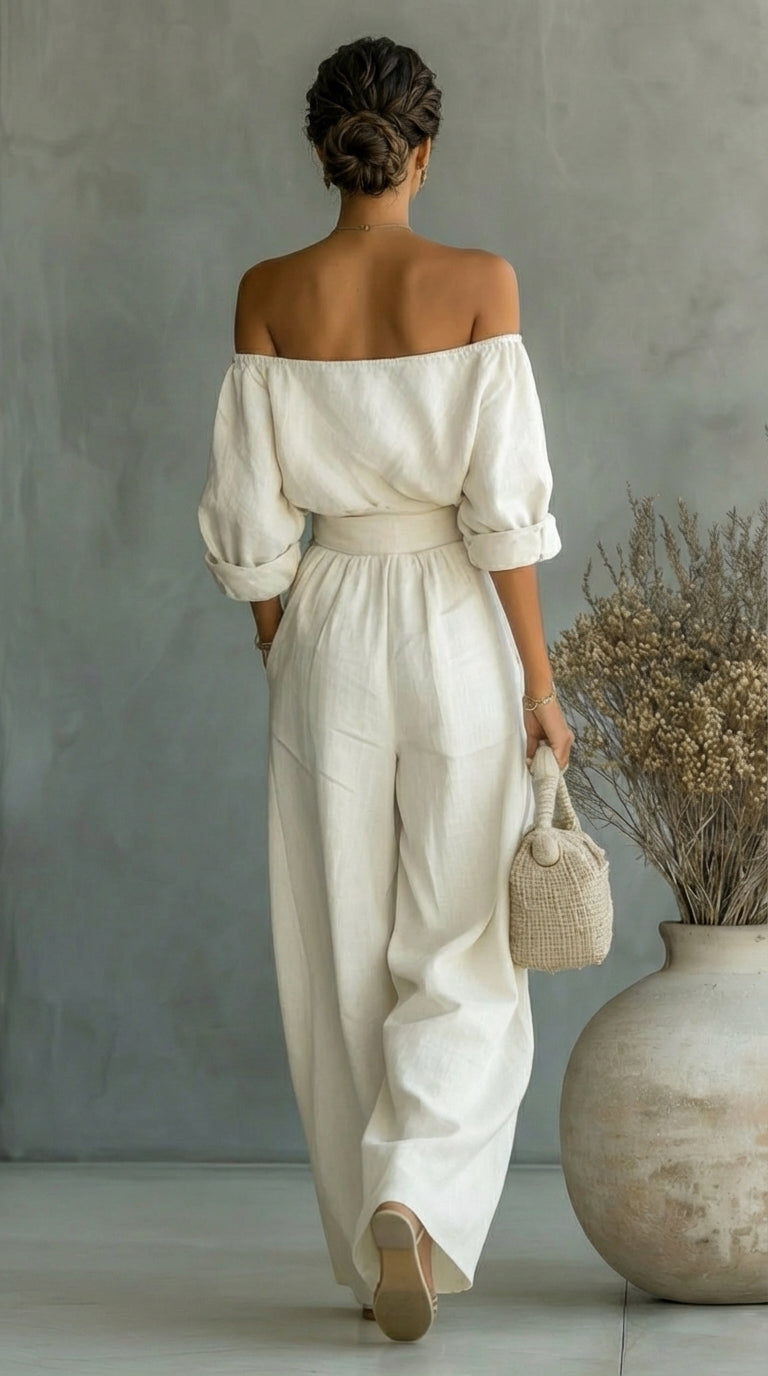Arabella | Outfit esclusivo effetto lino per un&