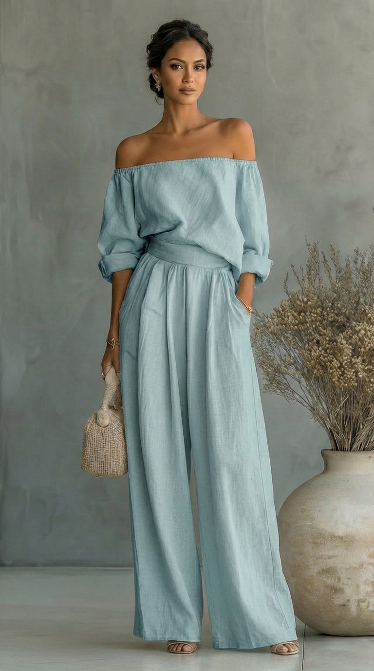 Arabella | Outfit esclusivo effetto lino per un&
