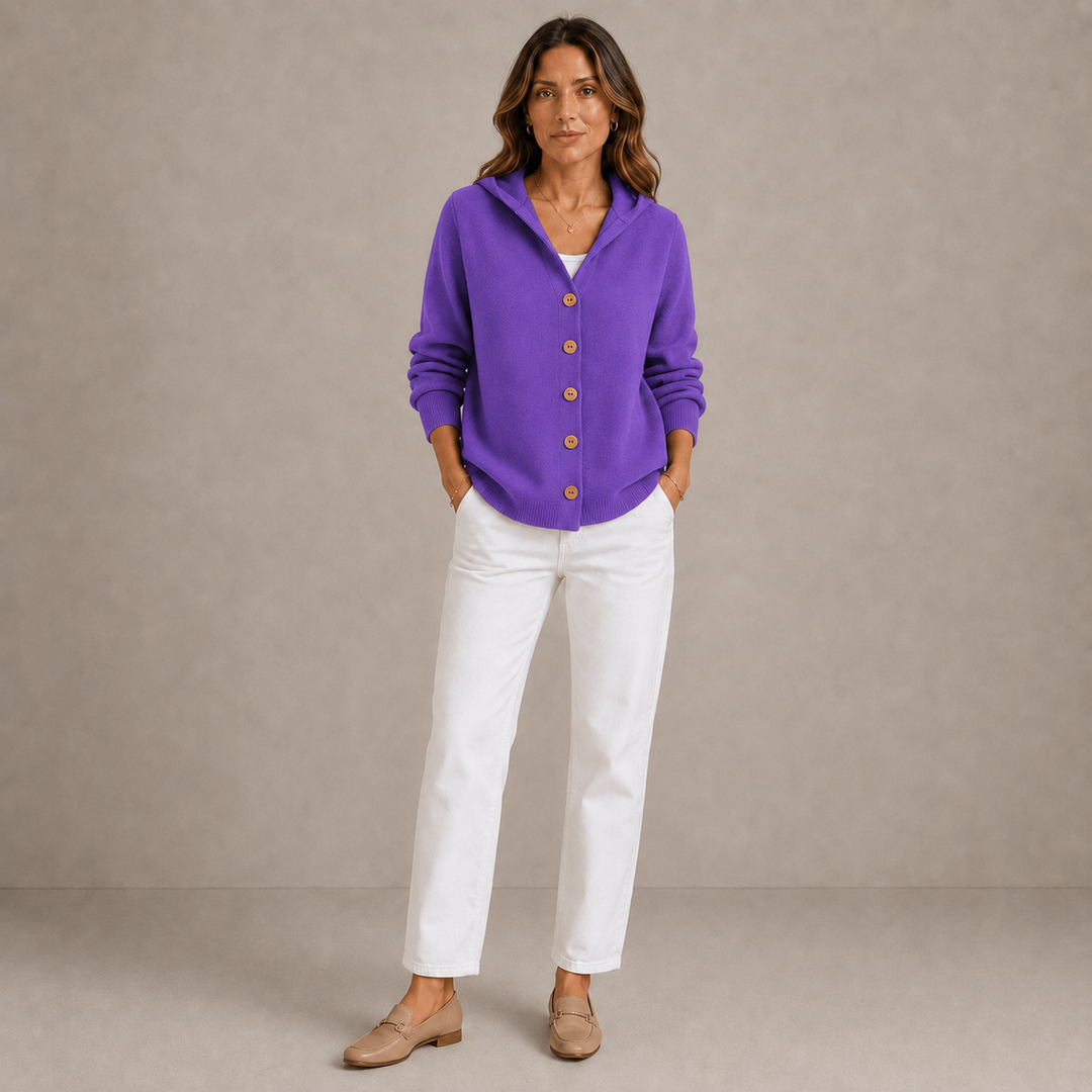 Rosetta | Cardigan con Cappuccio