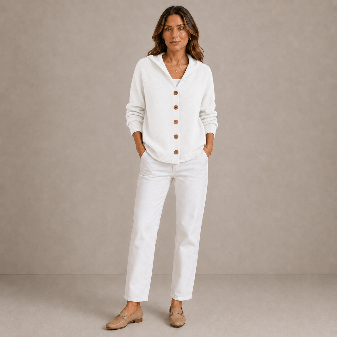 Rosetta | Cardigan con Cappuccio