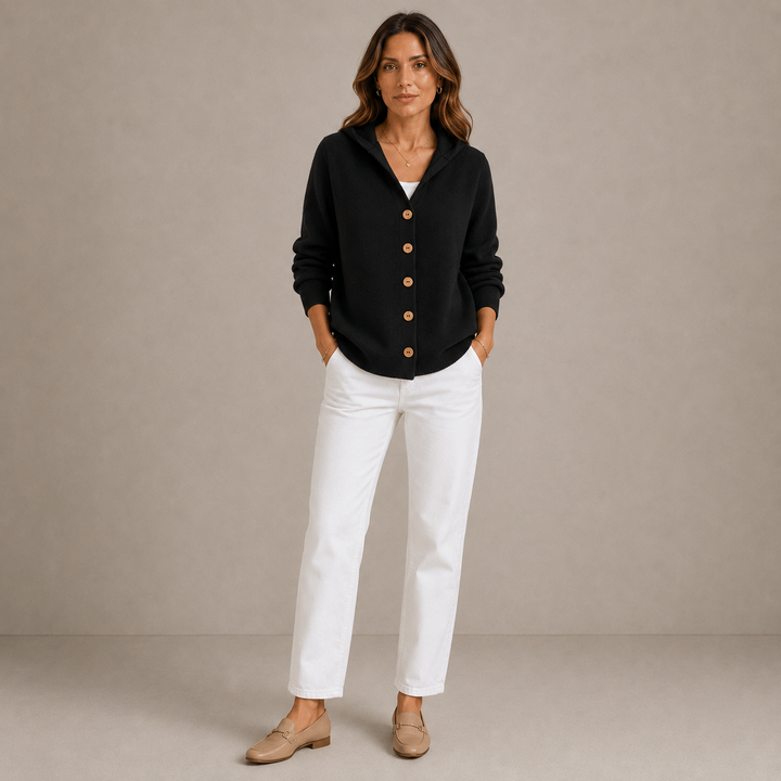 Rosetta | Cardigan con Cappuccio