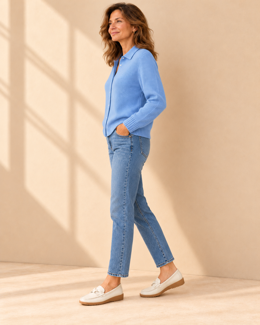 Sabrina™ | Maglione a Maglia con Collo