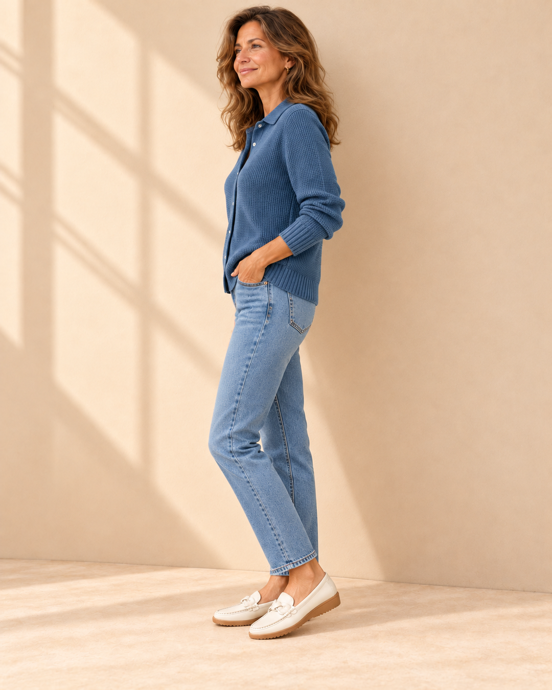 Sabrina™ | Maglione a Maglia con Collo