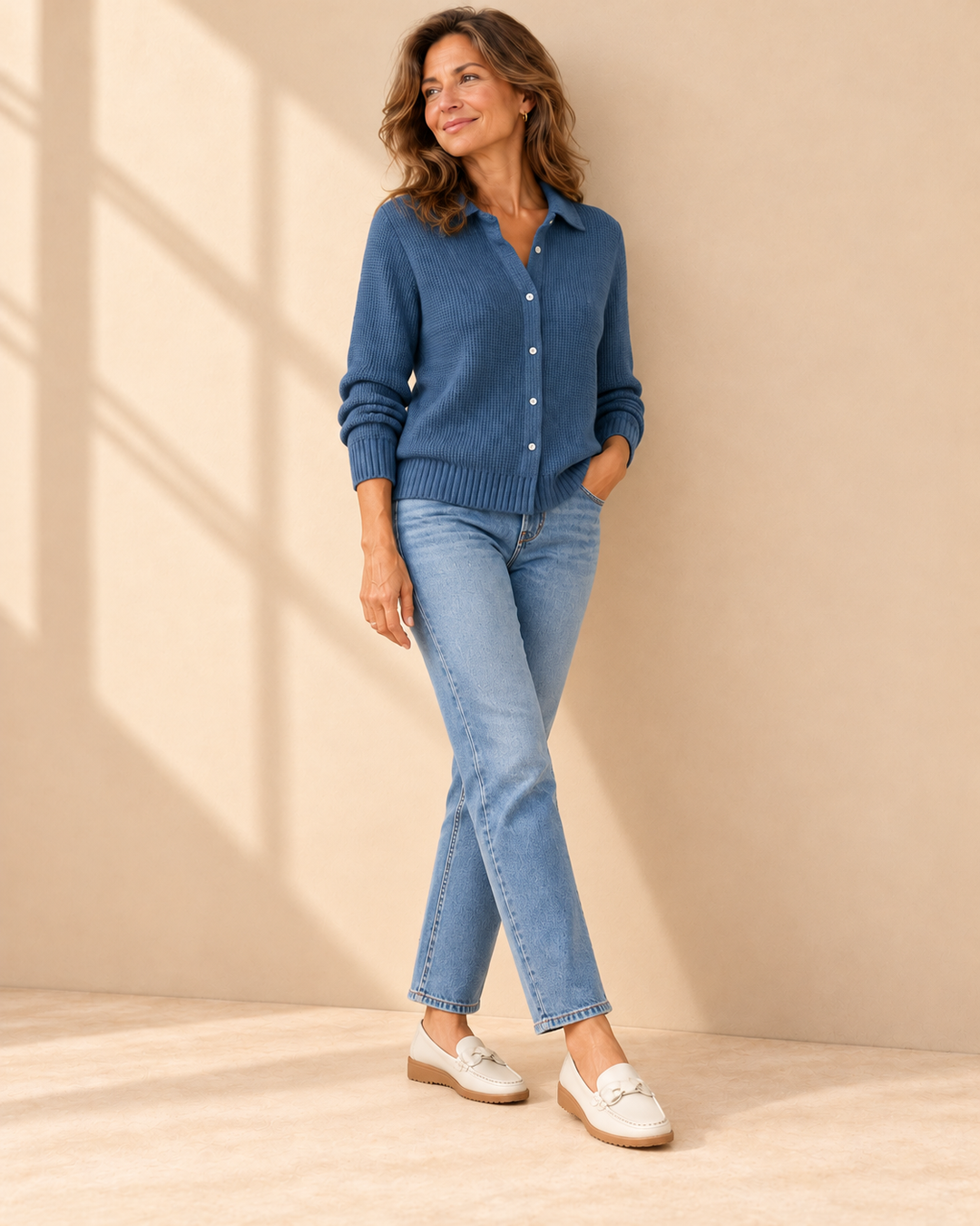 Sabrina™ | Maglione a Maglia con Collo