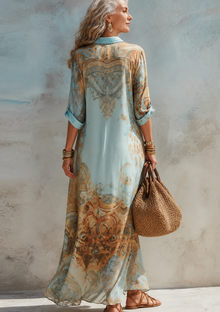 Serena | Abito Chemisier Mediterraneo