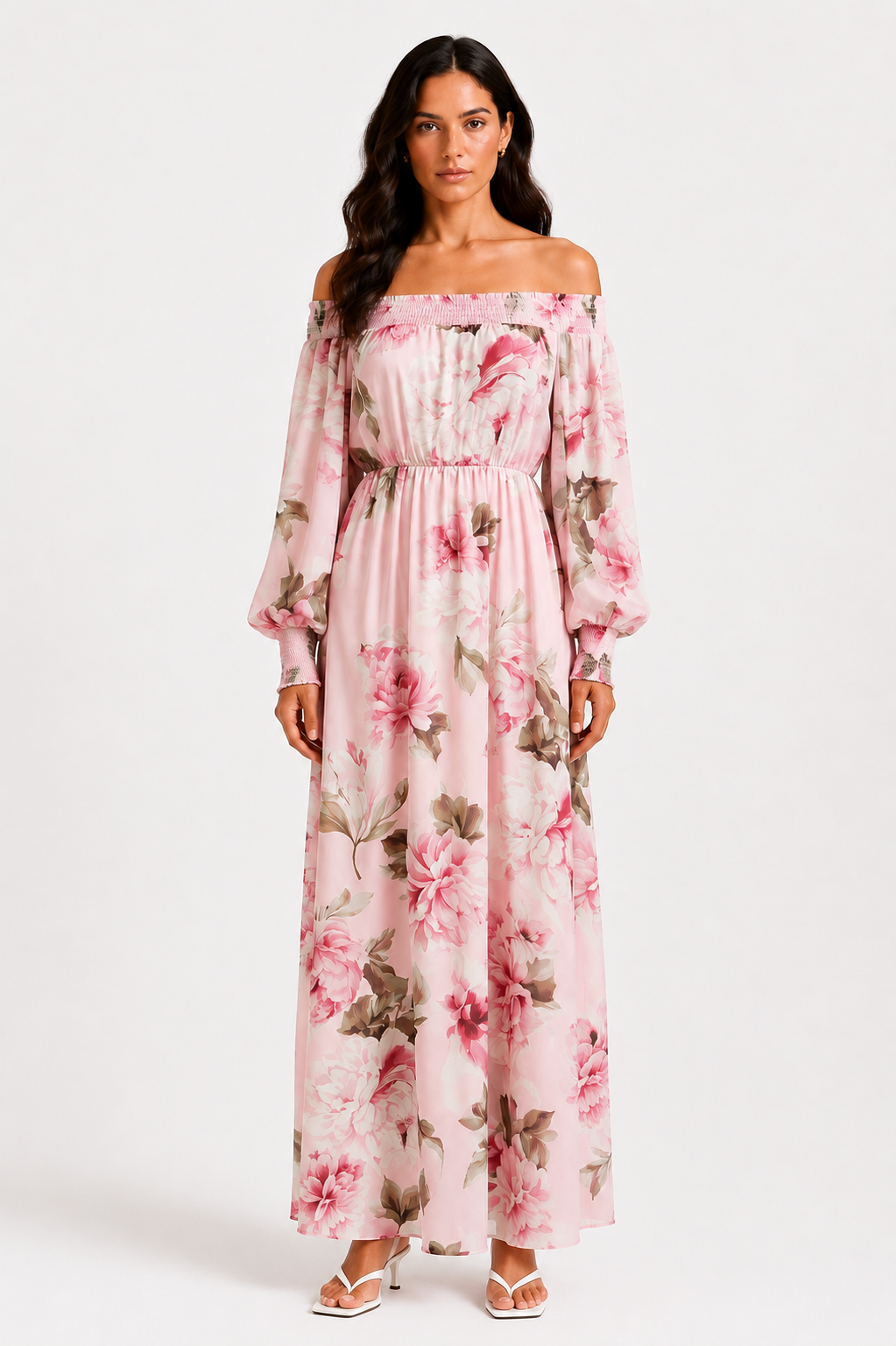 Peonia| Abito Maxi Floreale