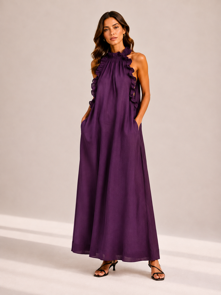 Lua | Abito Maxi con Tasche
