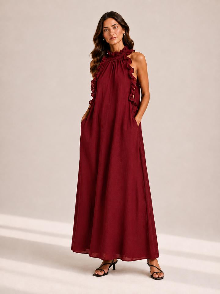 Lua | Abito Maxi con Tasche
