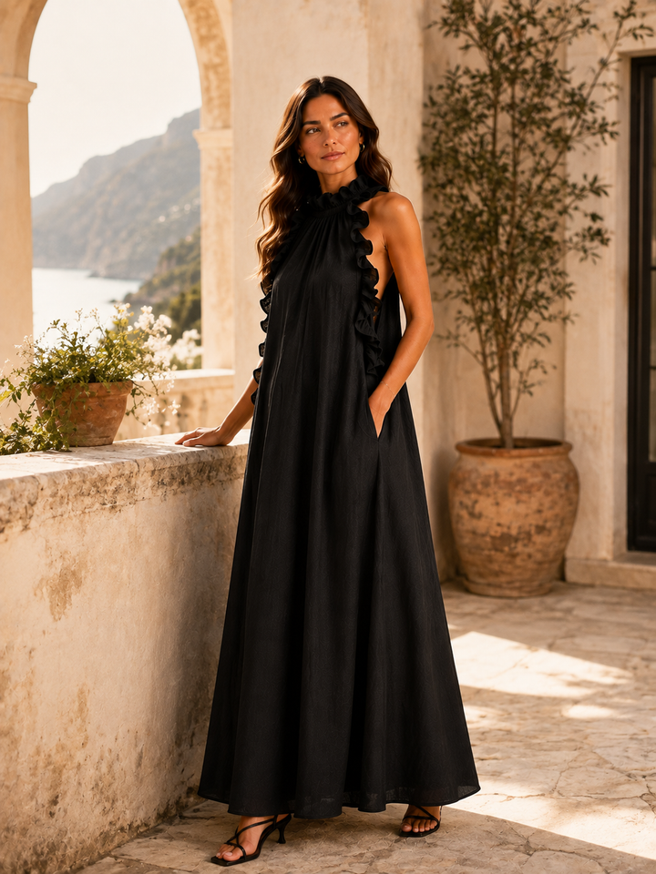 Lua | Abito Maxi con Tasche