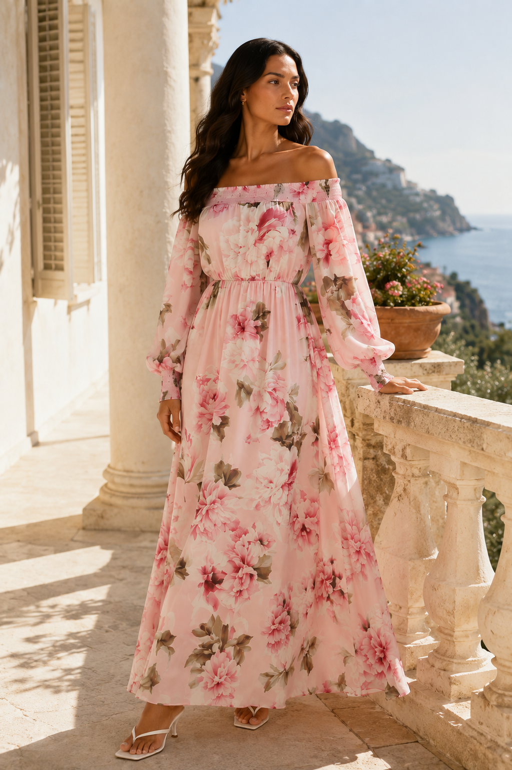 Peonia| Abito Maxi Floreale