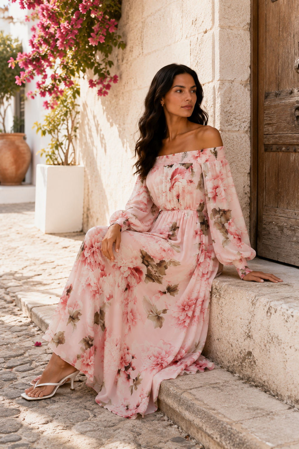 Peonia| Abito Maxi Floreale
