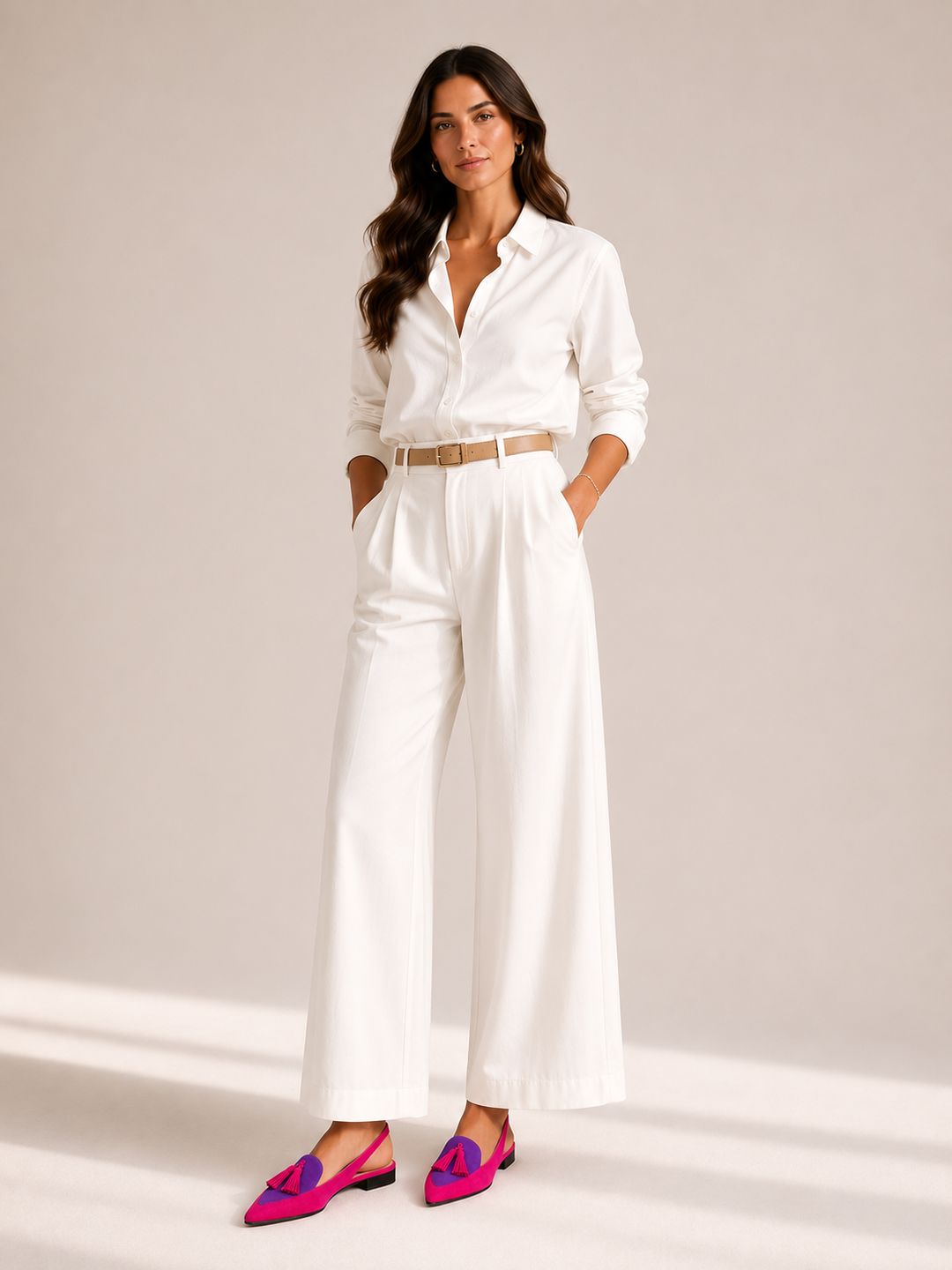 Eliza | Sandali con cinturini e nappine