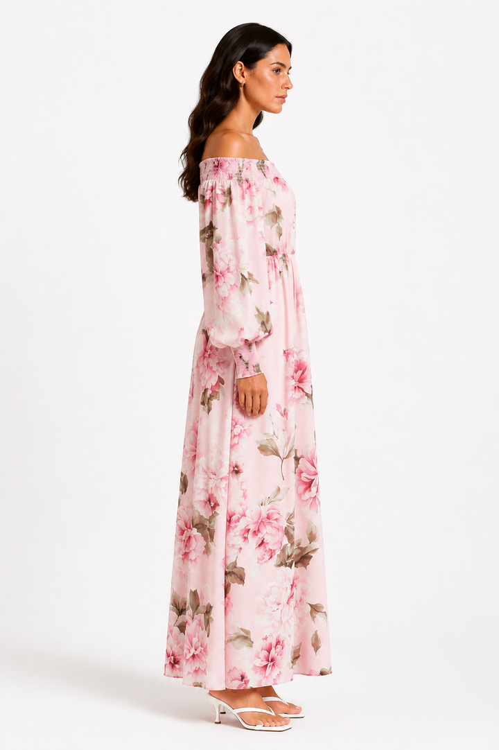 Peonia| Abito Maxi Floreale