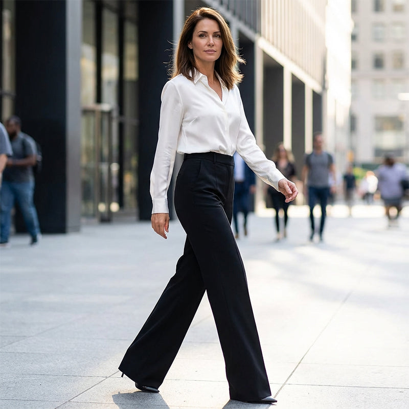LEONORA™ | Pantaloni a vita alta che valorizzano la figura