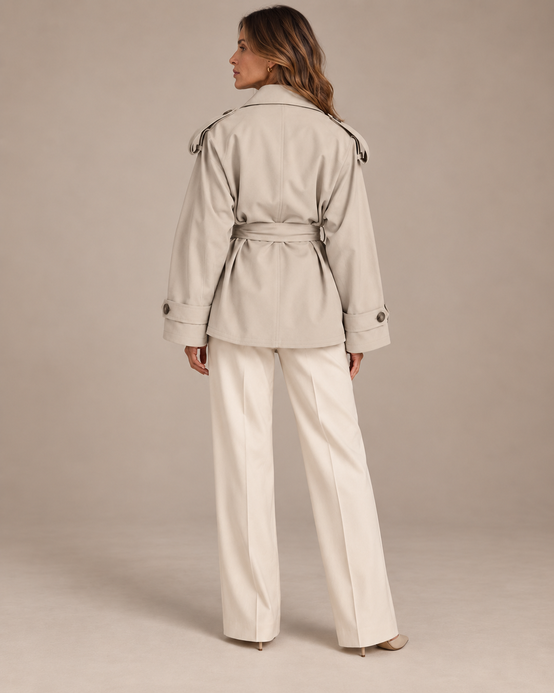 Carlotta™ | Trench Corto con Cintura